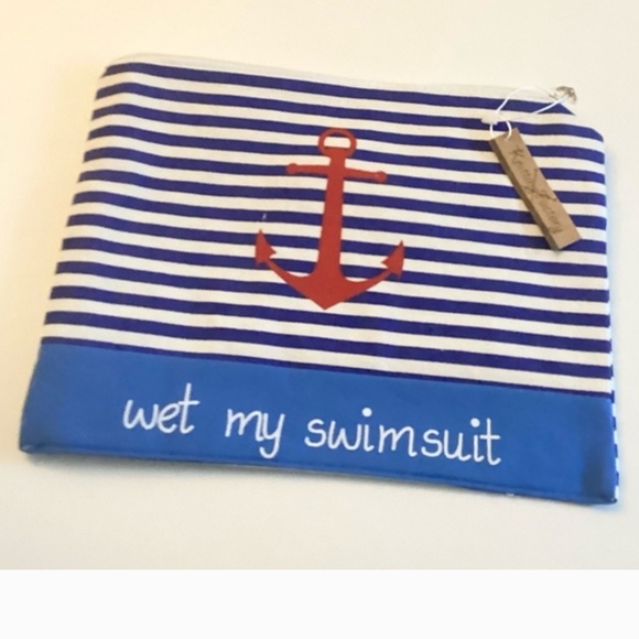 Handbags - Nautical Swimsuit Pouch
